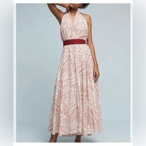 NWOT Lilka (Anthropologie) Halter Wrap Dress
